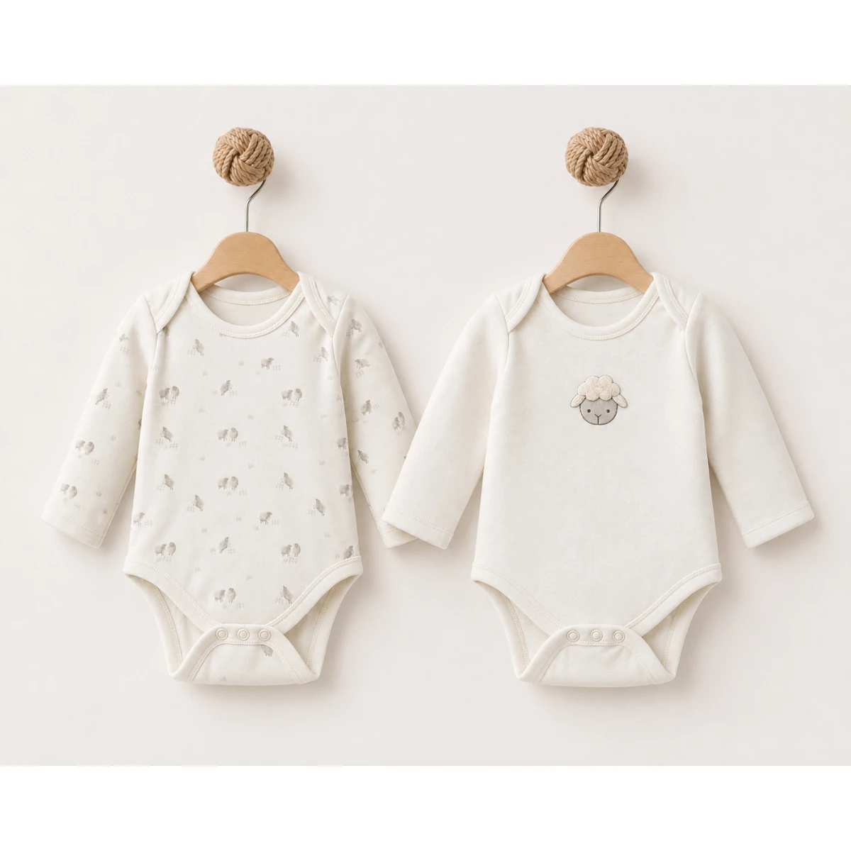 BABYCOSY ORGANIC UNISEX 1-24 AY 2 PCS LONG SLEEVE 