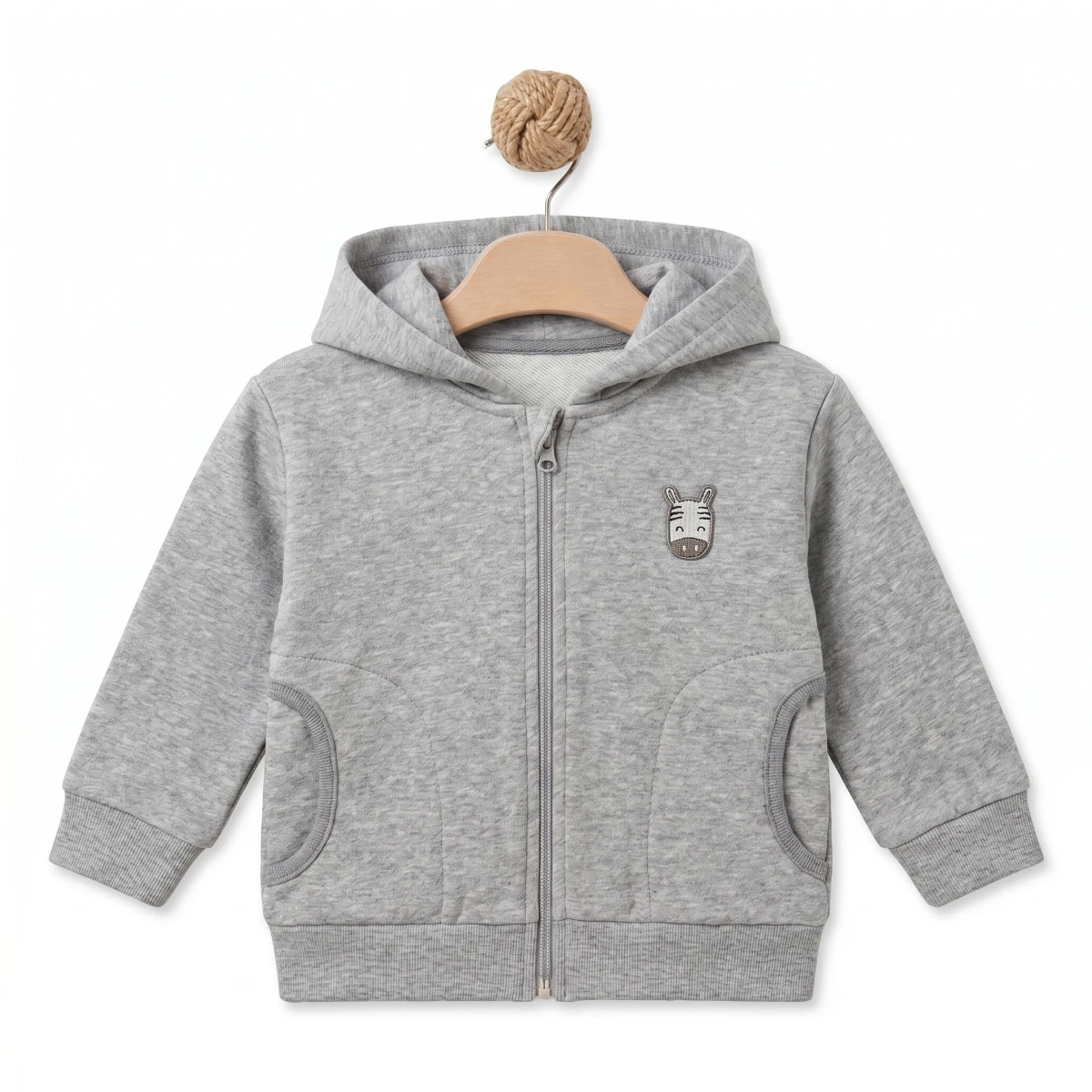 BABYCOSY ORGANIC UNISEX 3-24 AY HOODED JACKET