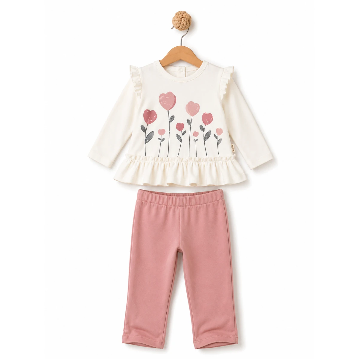 BABYCOSY ORGANIC UNISEX 3-24 AY SWEATSHİRT&PANTS S