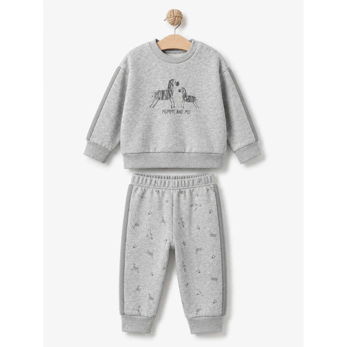 BABYCOSY ORGANIC UNISEX 6-24 AY SWEATSHİRT&PANTS S