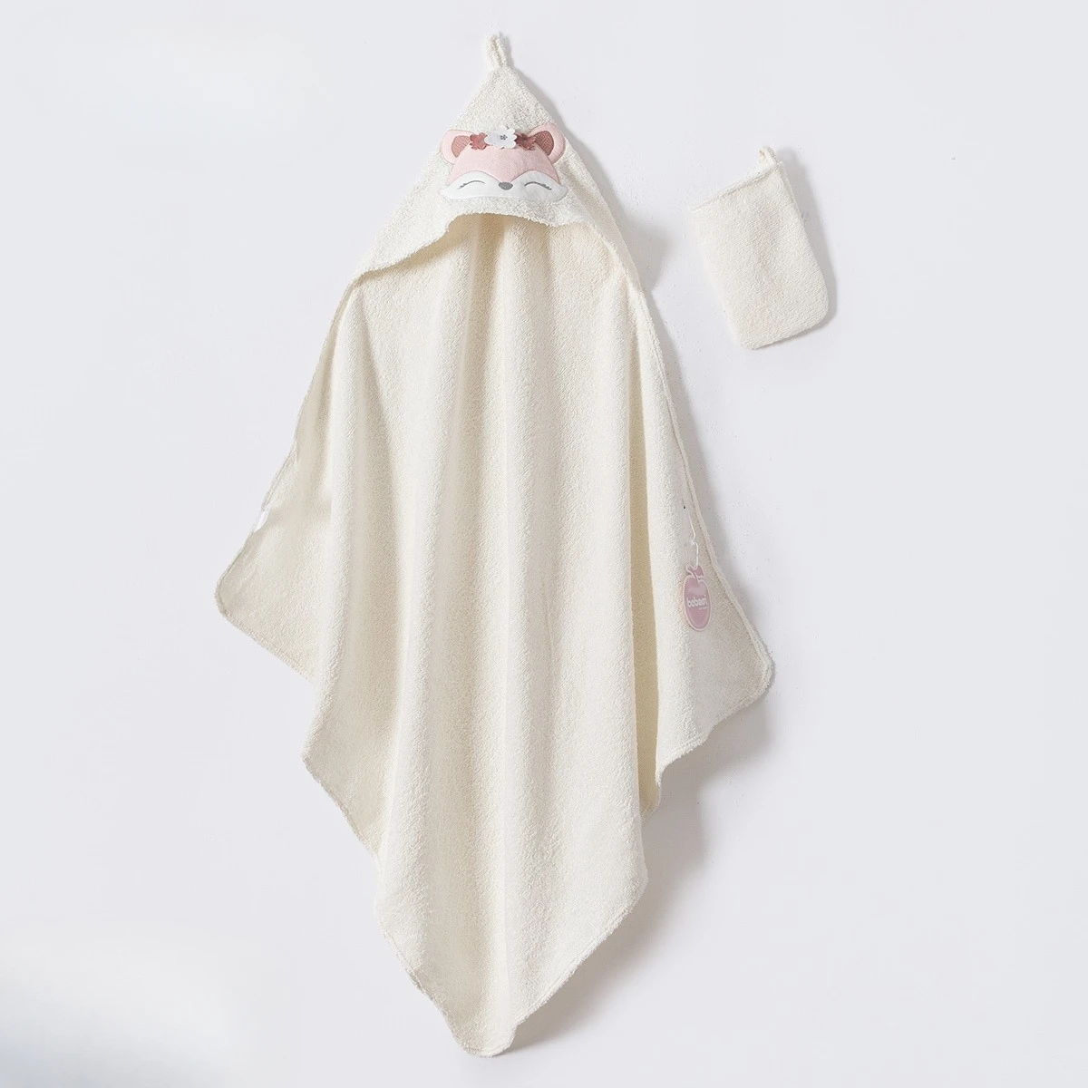 BEBESSİ KIZ CUTE FOX SİLGİ HAVLU 2Lİ SERİ