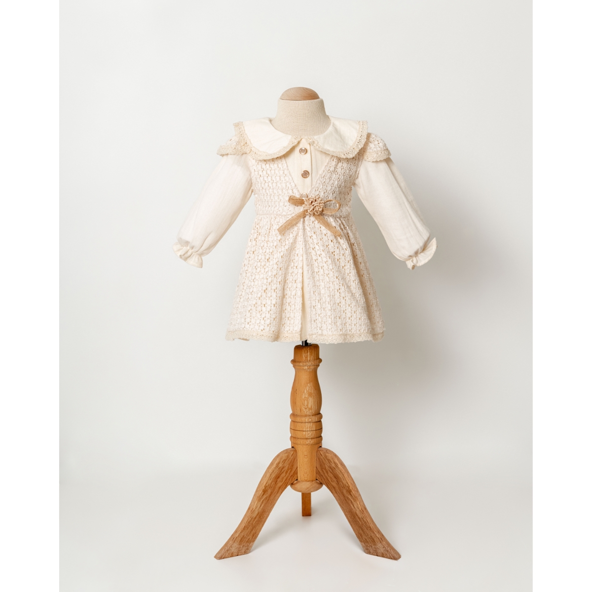 BEBEZADE GIRL 6-9-12-18 MONTHS VIOLA VEST DRESS
