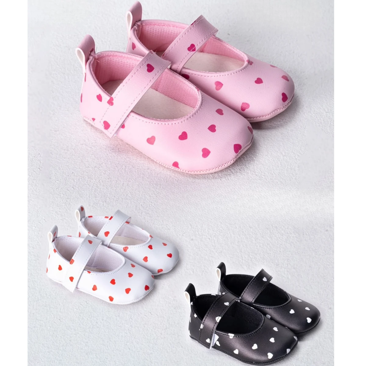BEBİCCİNO KIZ 18-19 NU KALPLİ BABET PATİK