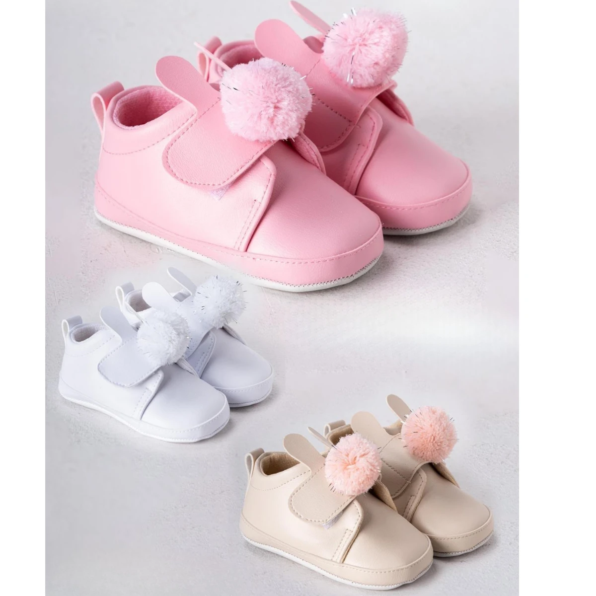 BEBİCCİNO KIZ 18-19 NU TAVŞAN PONPONLU PATİK
