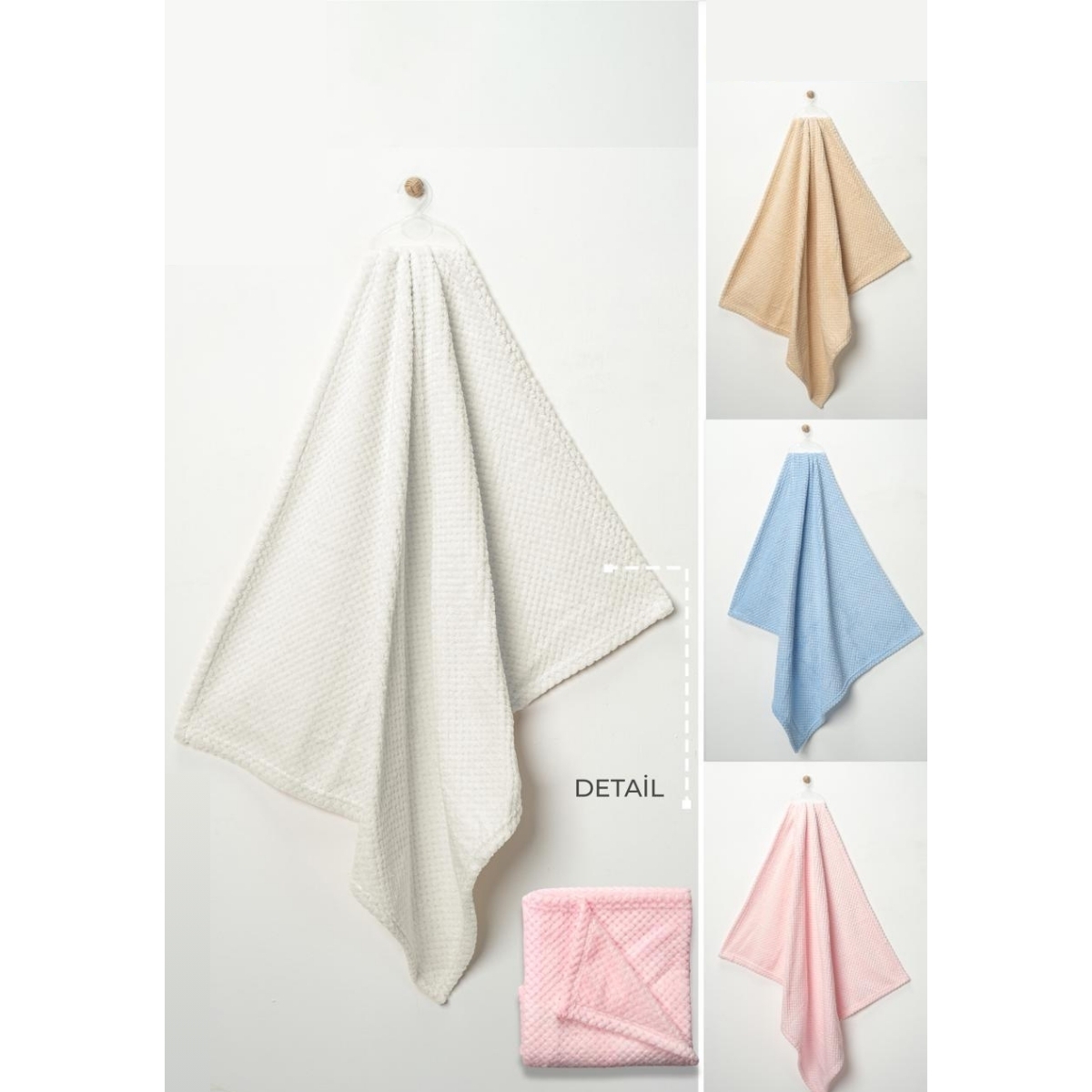 BUUDE UNISEX 85*95 CM JAKARLI BATTANİYE