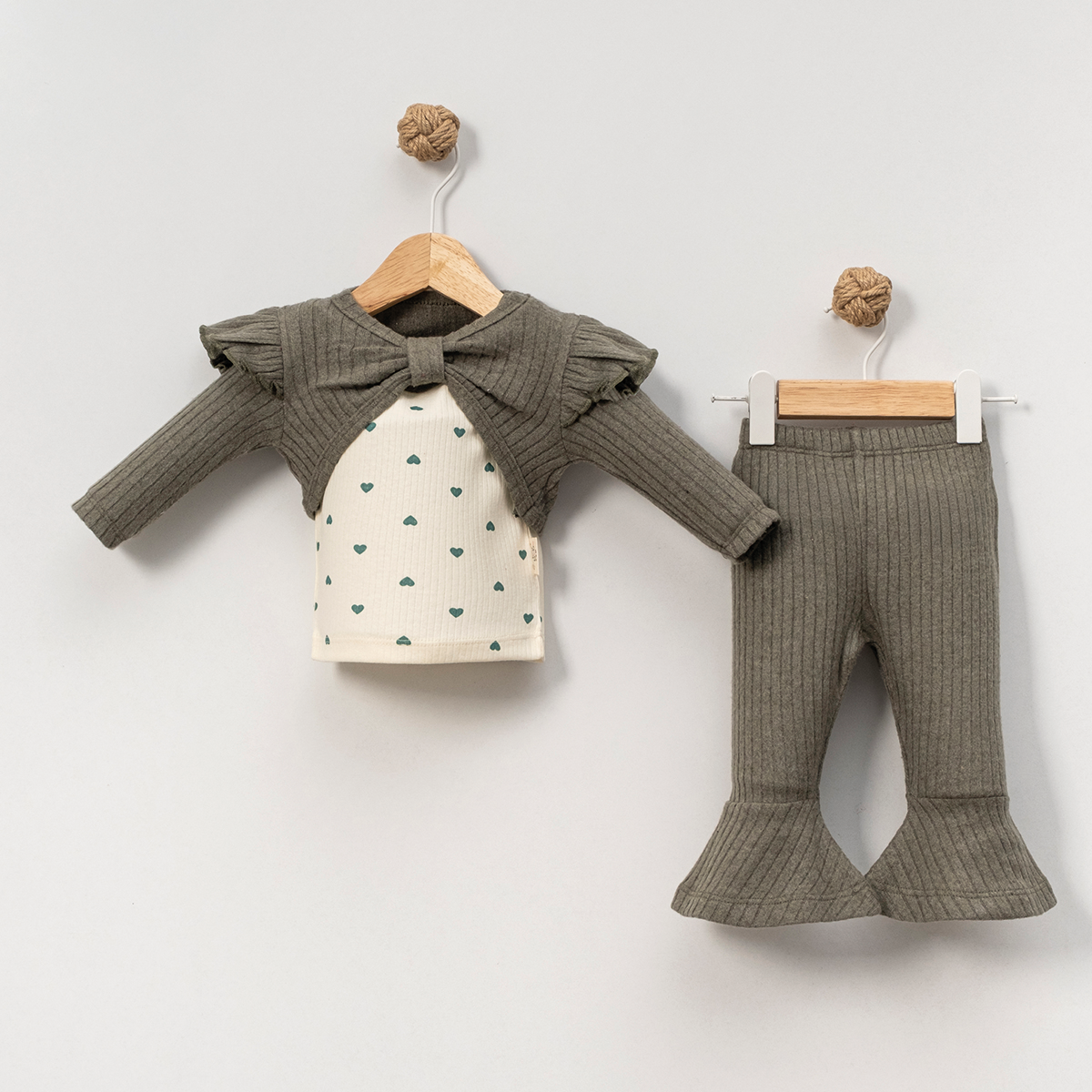 ÇAKAR BEBE KIZ 3-6-9-12 AY BOLEROLU KIZ 2Lİ TAKIM