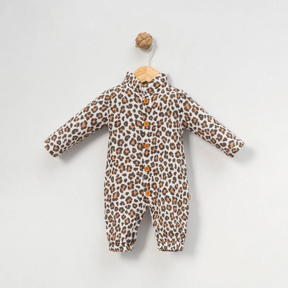 CFRA KIDS KIZ 3-6-9 AY LEOPAR DESEN MÜSLİN TULUM