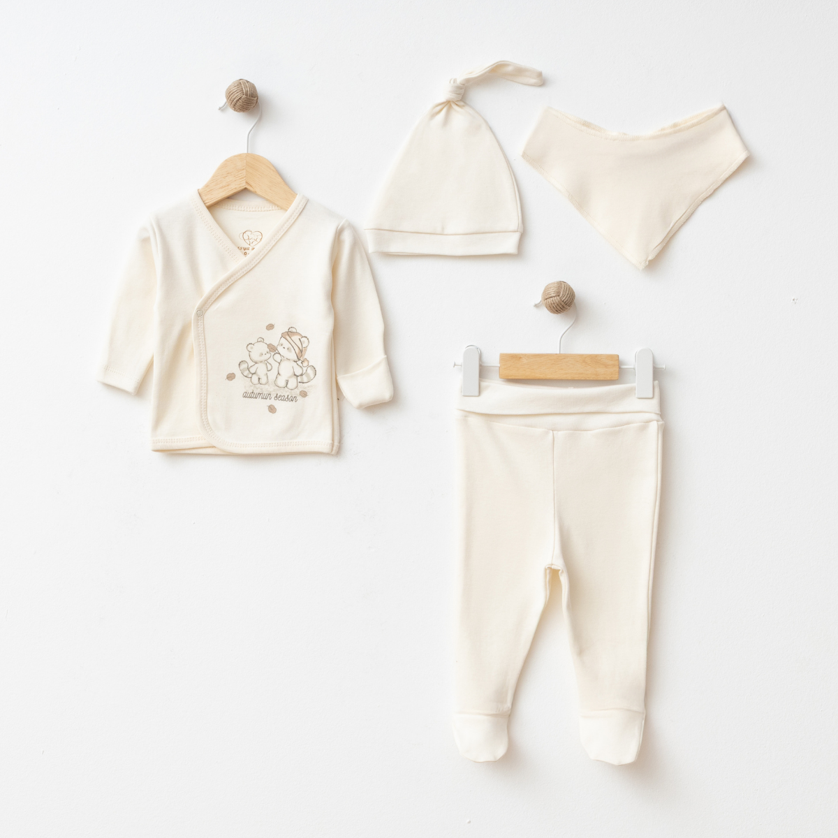 ESYA BABY ERKEK 0-3 AY AUTUMN 5Lİ SET