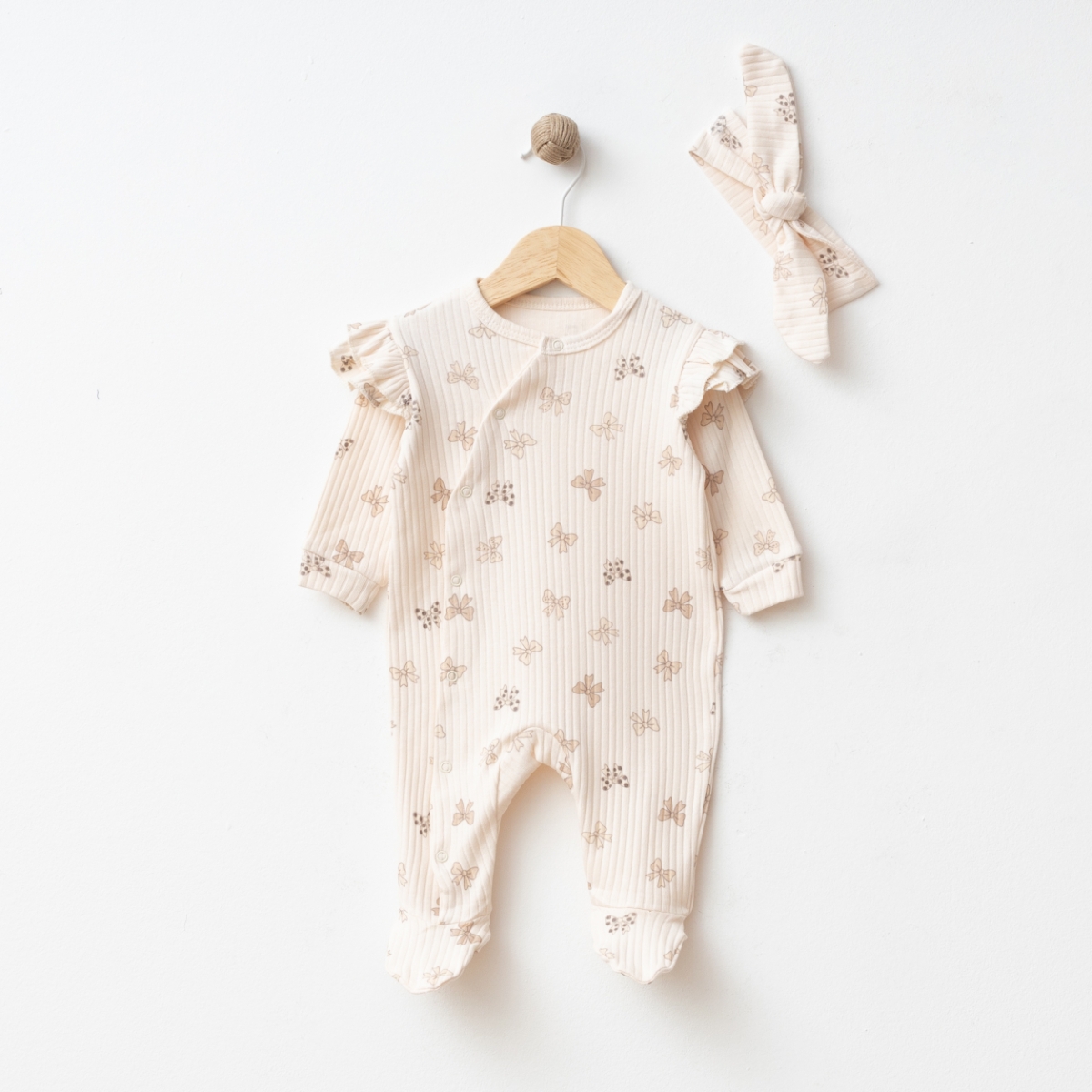ESYA BABY KIZ 0/3-0/3-3/6 AY FİYONK DESEN TULUM