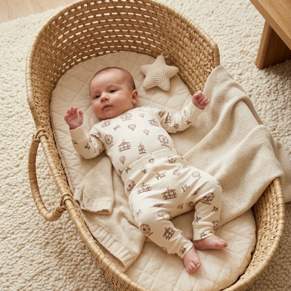 ESYA BABY KIZ 3-6-9 AY ATLI KARINCA KRUVAZE TAKIM