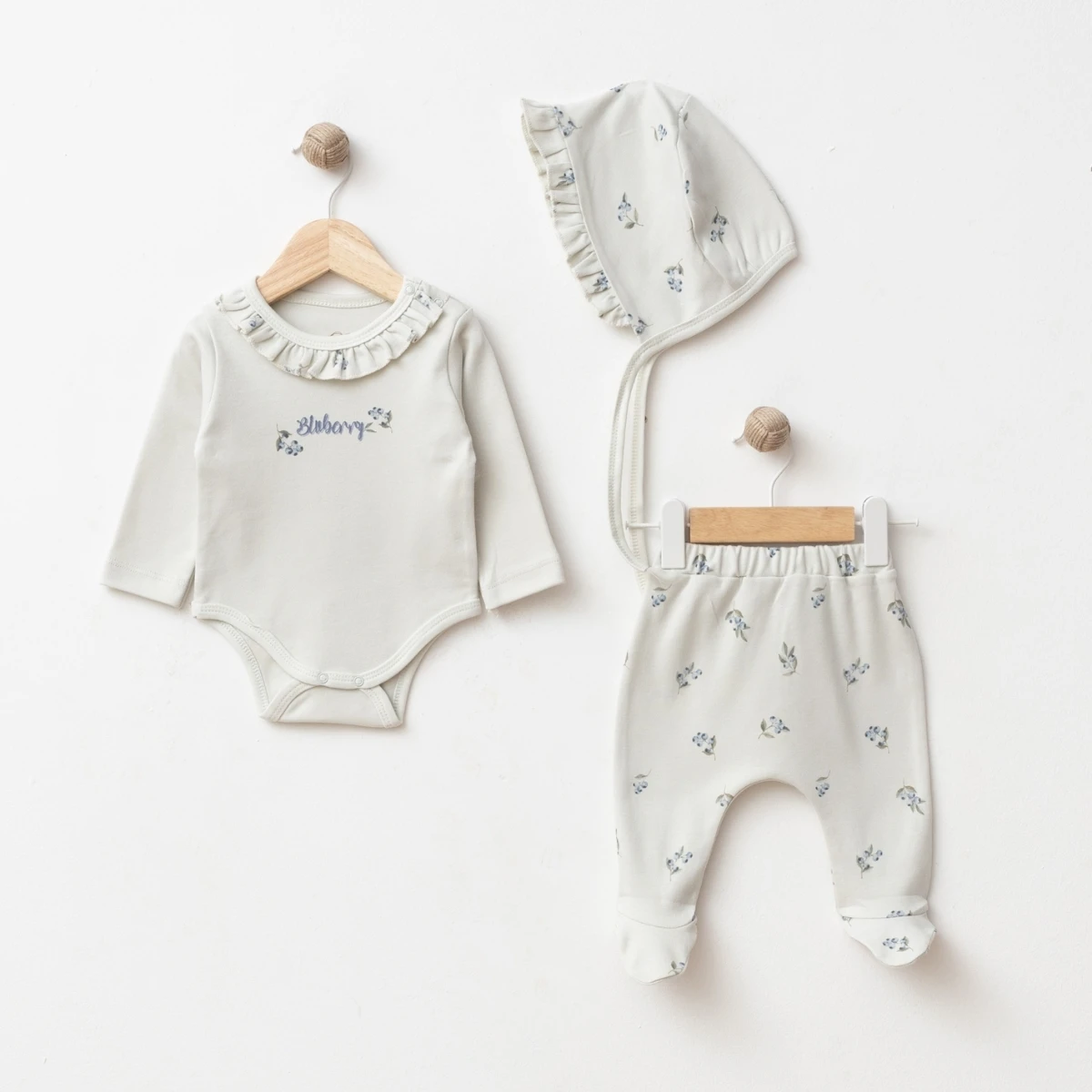 ESYA BABY KIZ 3-6-9 AY BLUEBERRY BADY TAKIM 