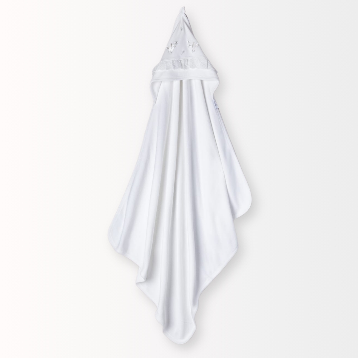 GAYE BEBE KIZ 92*83 CM SİMLİ KUŞ BEBE HAVLU