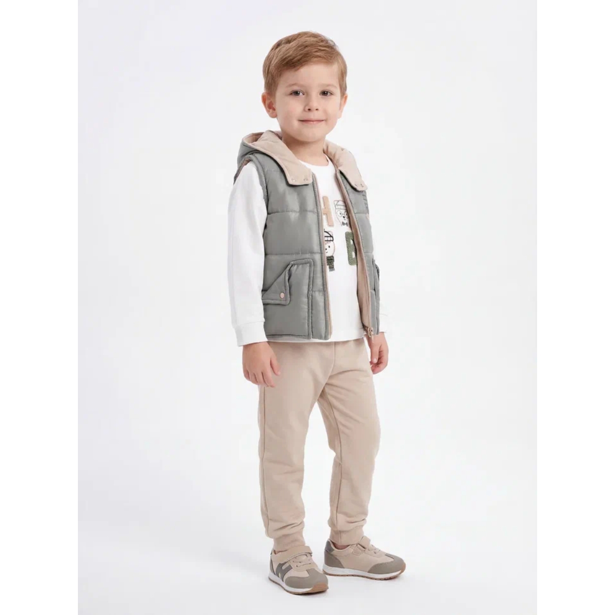 HİPPIL ERKEK 1-2-3-4 YAŞ AYICIKLI CEPLİ 3LÜ TAKIM
