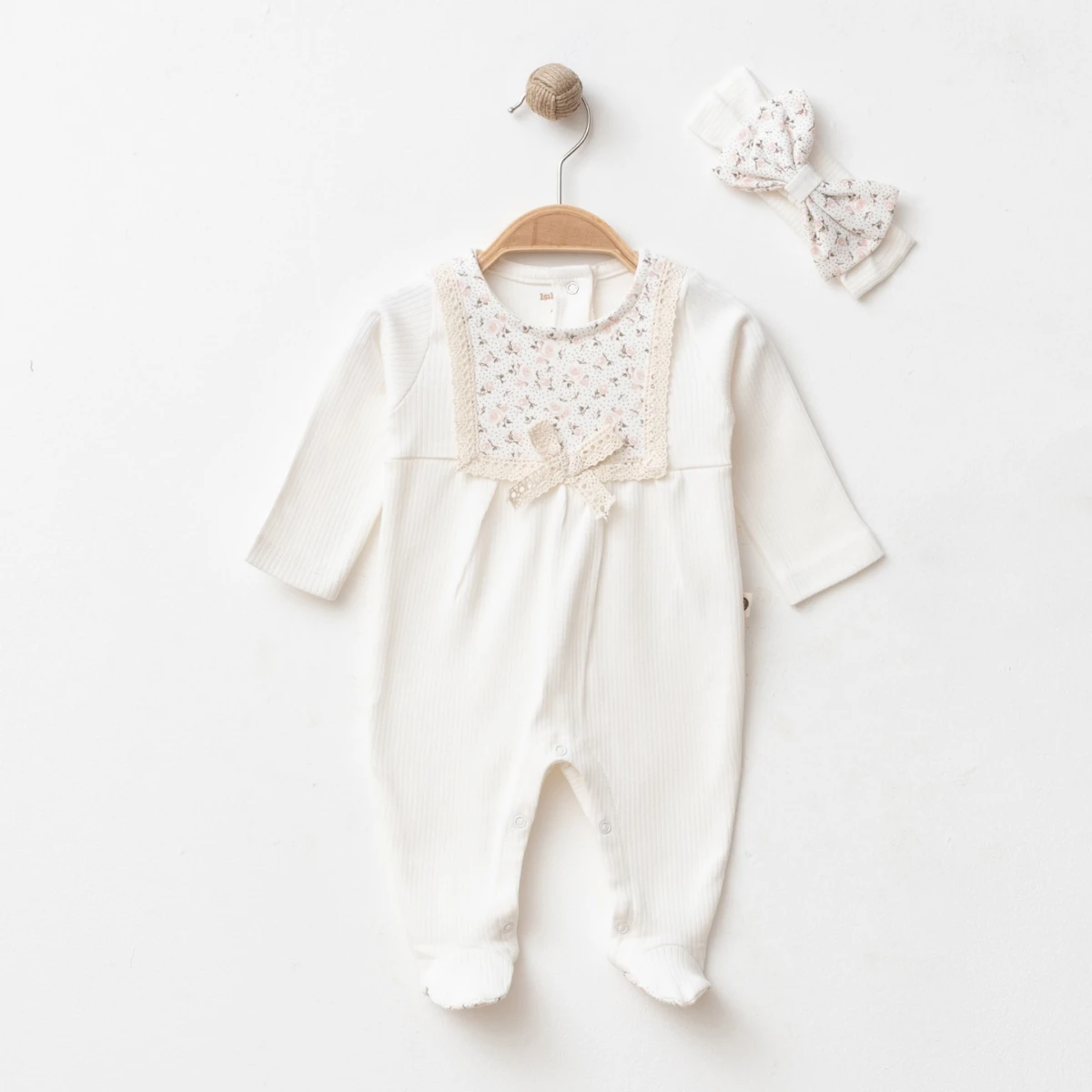 IŞIL BABY KIZ 0/3-0/3-3/6 AY ROBA DESENLİ TULUM