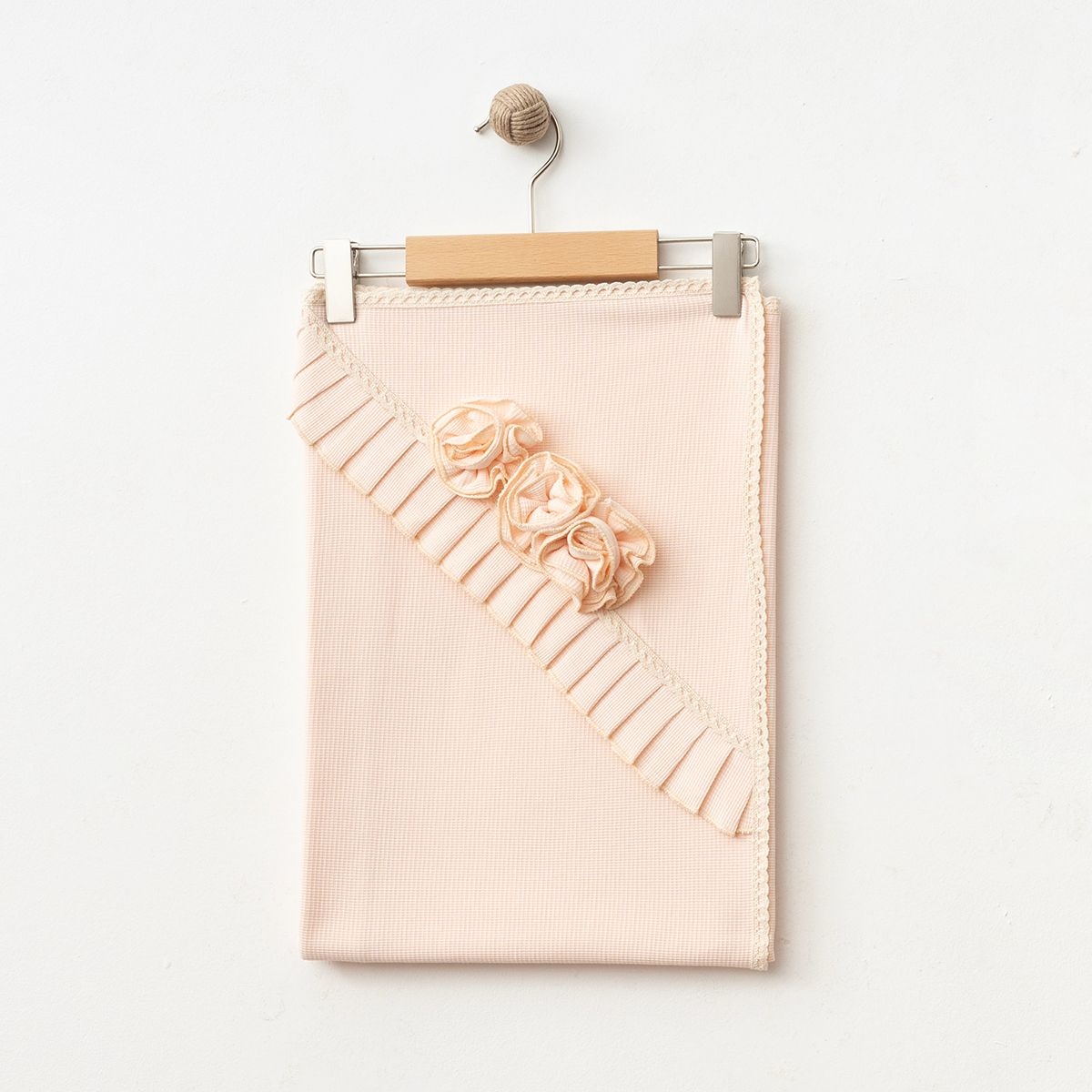 IŞIL BABY KIZ 90*90 CM FIRFIRLI KOPANAKİLİ BATTANİYE