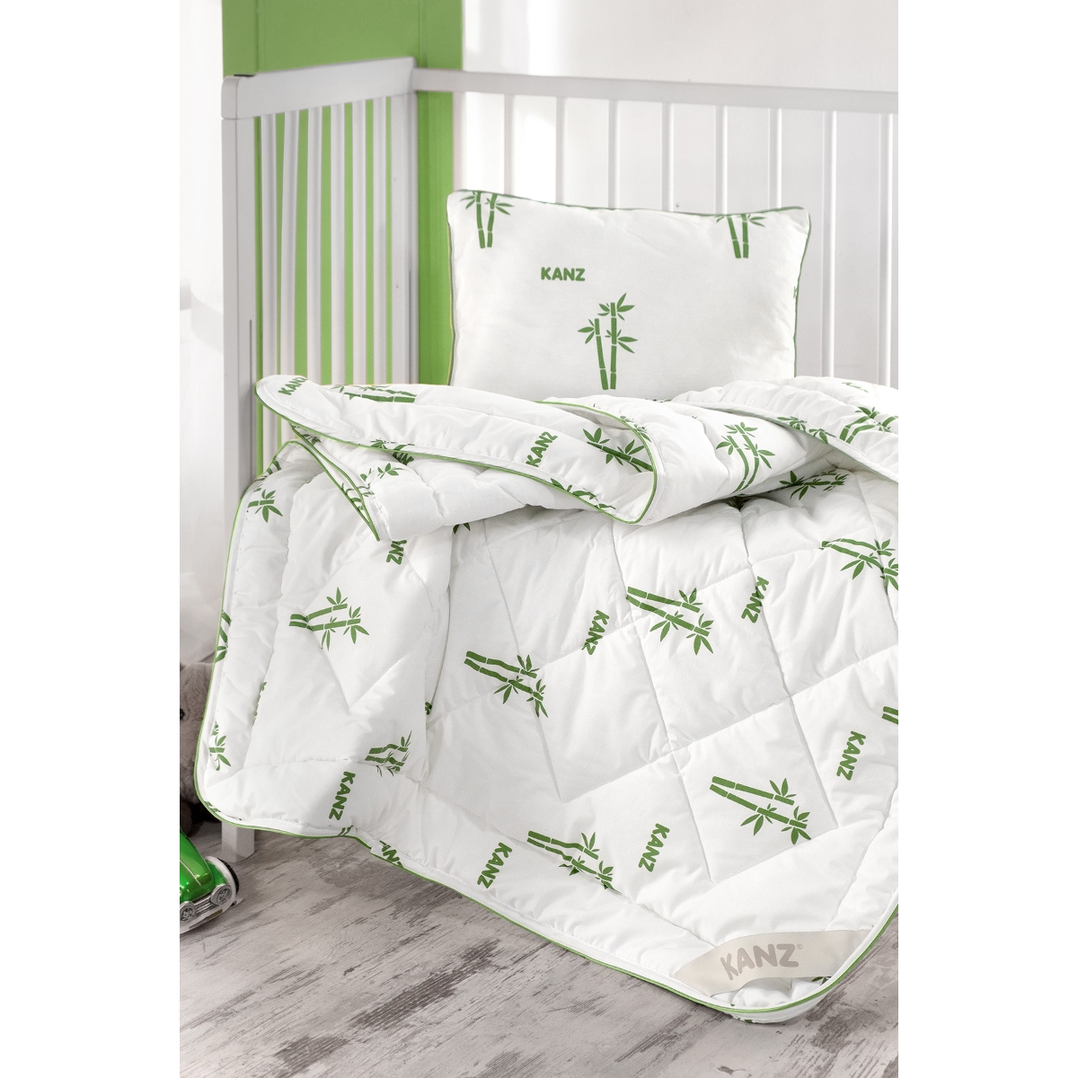 KANZ UNISEX 95*145 CM BAMBU DOLGULU YORGAN