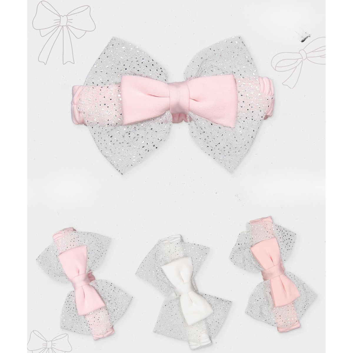 KAYRA BABY KIZ SİMLİ FİYONKLU SAÇ BANDI 6LI