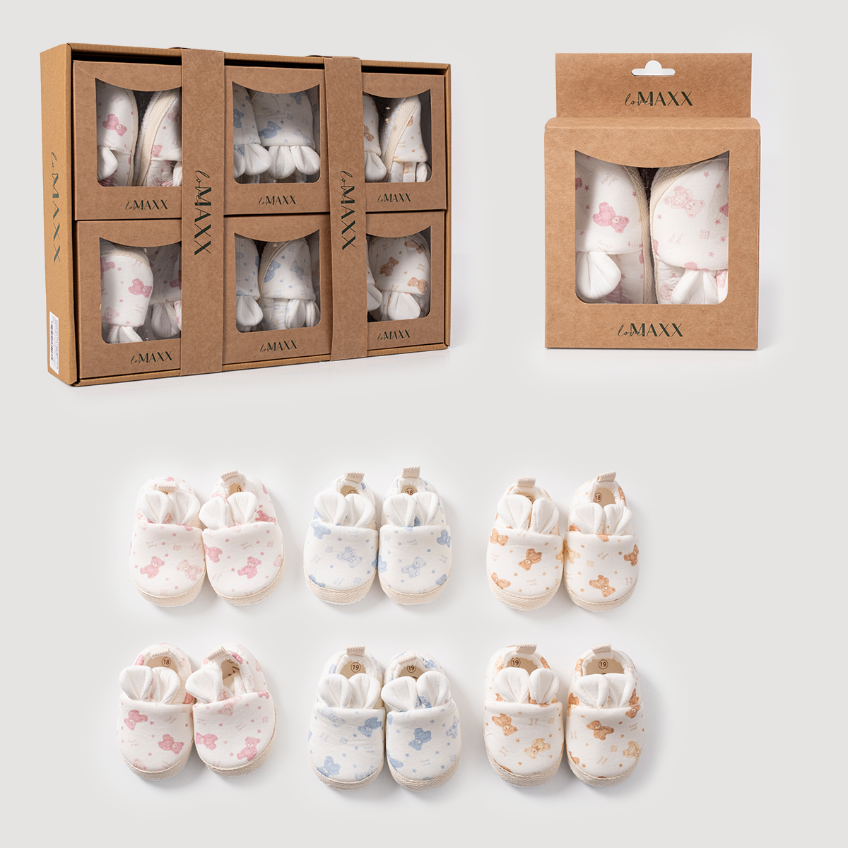 LOVEMAXX KIZ 18-19 NU AYICIK KULAKLI PATİK