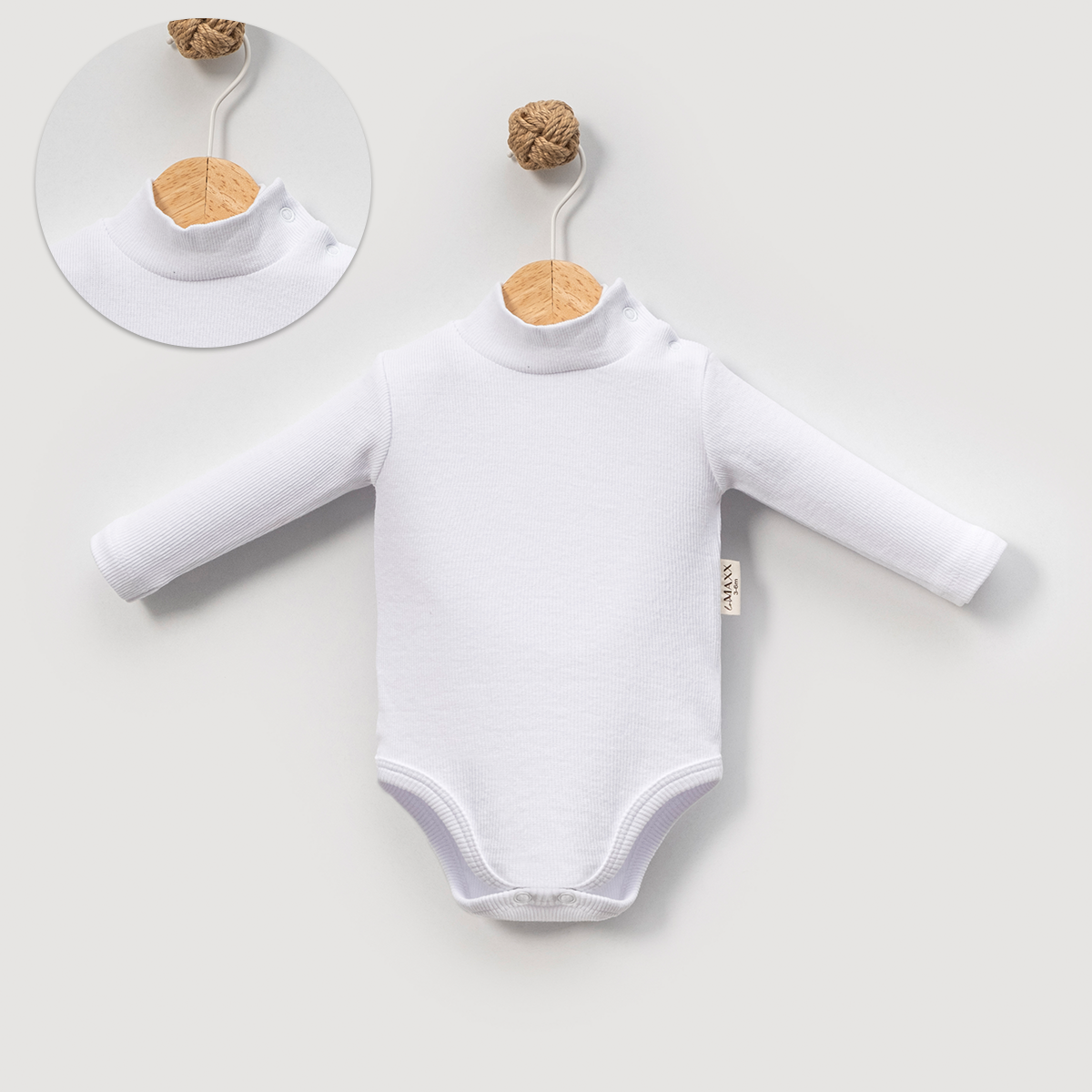 LOVEMAXX UNISEX 1-1,5-2-3 YAŞ UZUNKOL BALIKÇI BODY