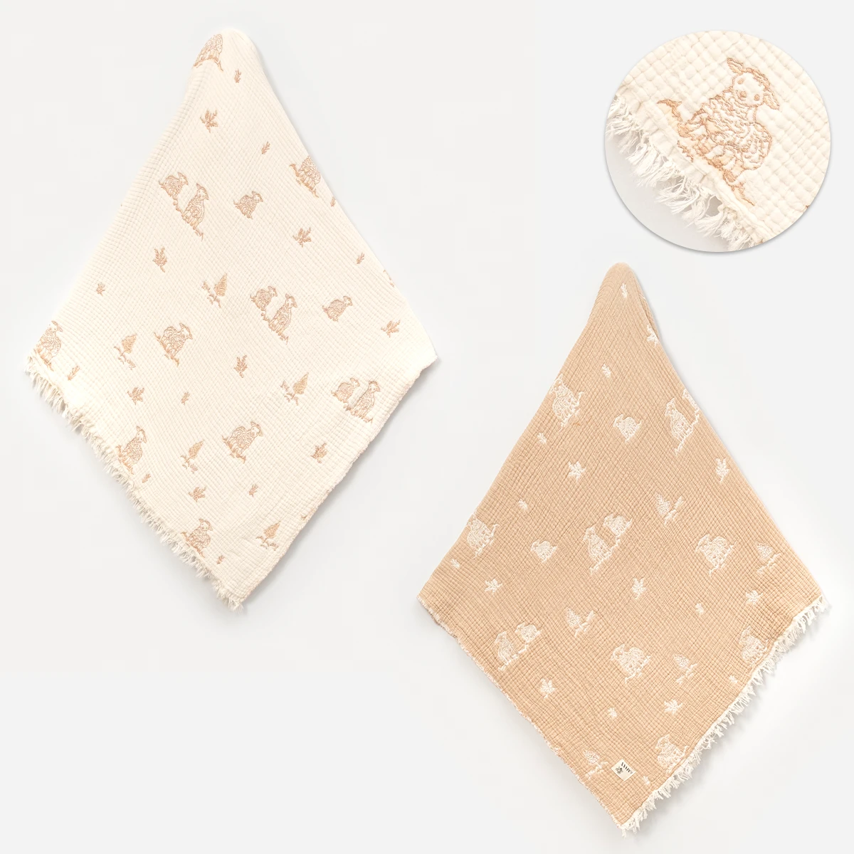 LOVEMAXX UNISEX 110*110 CM 4 KAT MÜSLİN BATTANİYE