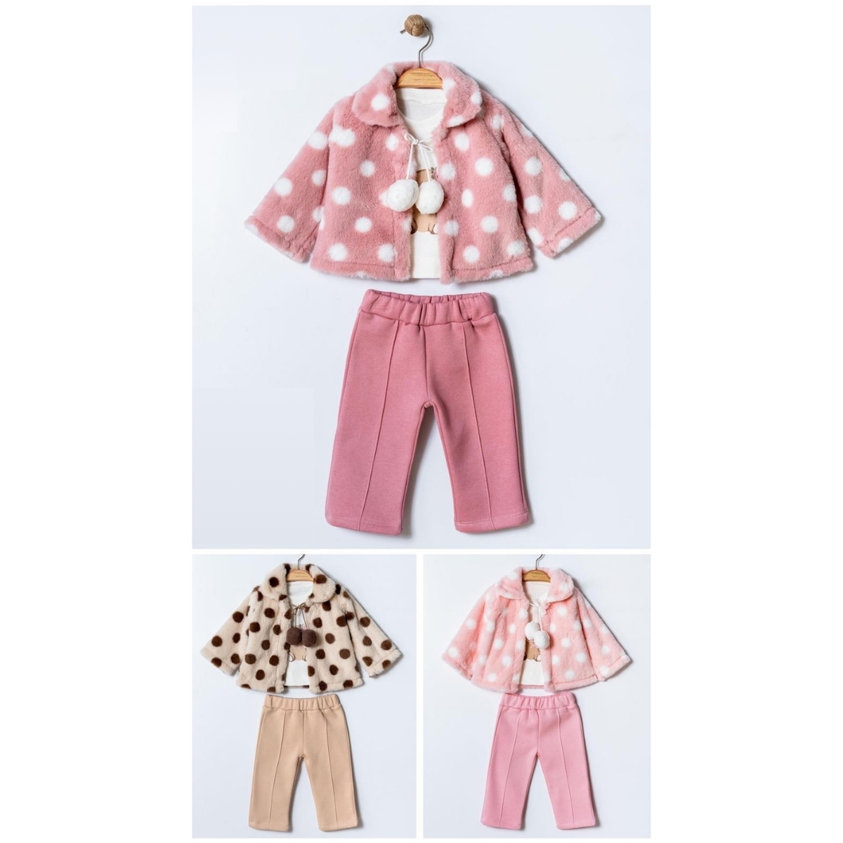 MC ELCİ KIZ 9-24 AY 3LÜ TAKIM