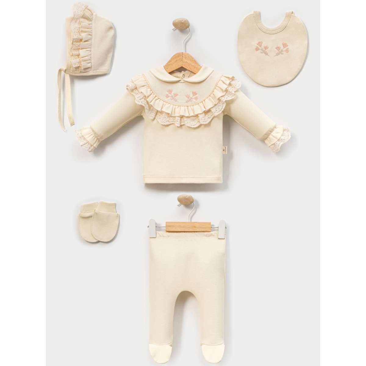 MINI CAYZEN GIRL 0-3 MONTHS ROSIE GIRL 5 PIECE SET