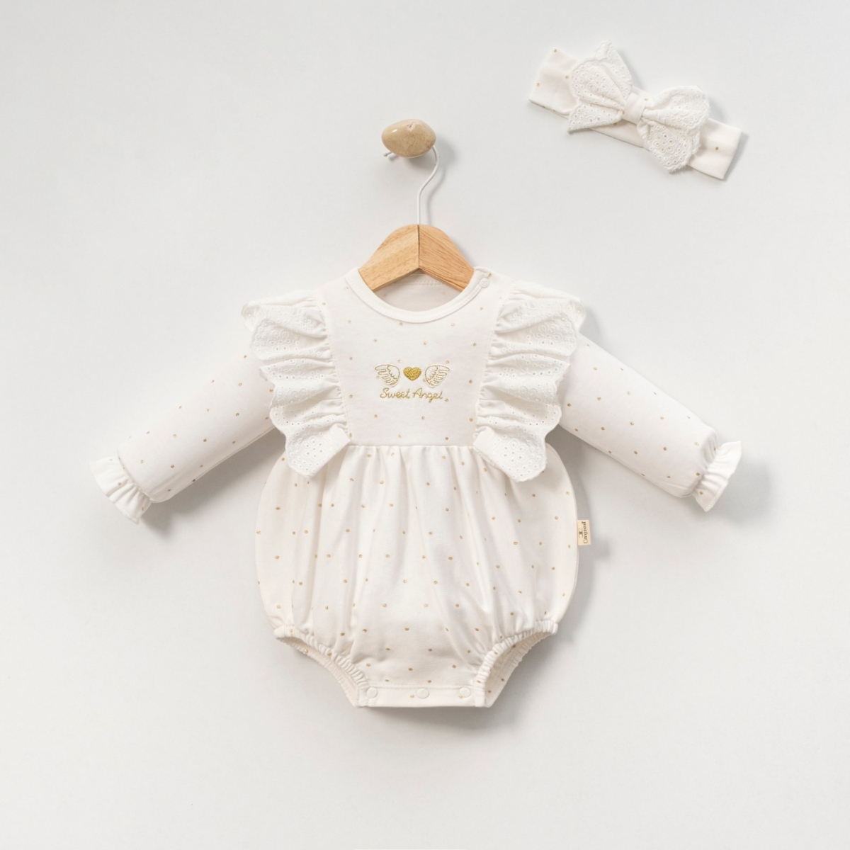 MİNİ CAYZEN KIZ 3-6-9 AY ANGEL ROMPER