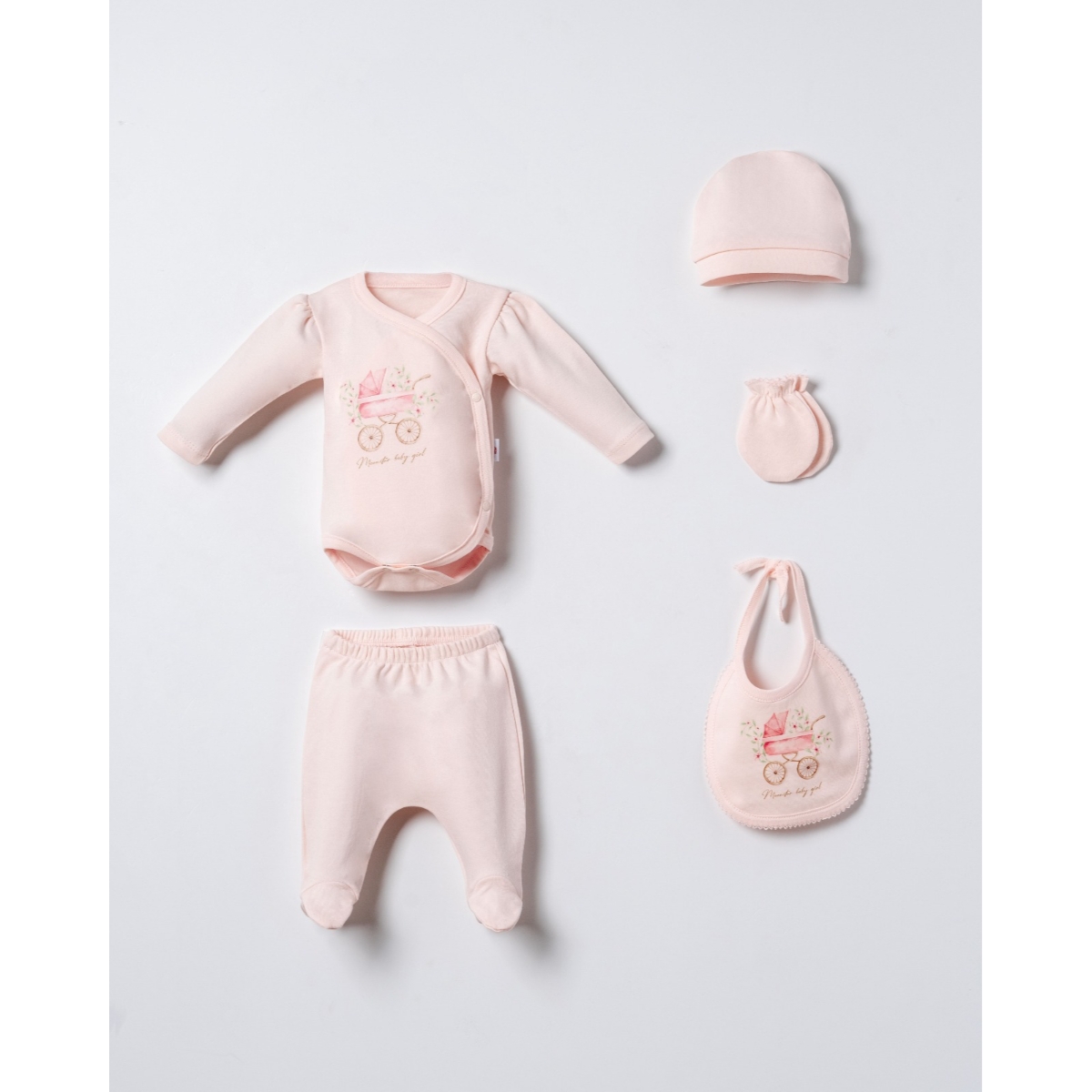 MOONSTAR GIRL 0-3 MONTHS SET OF 5