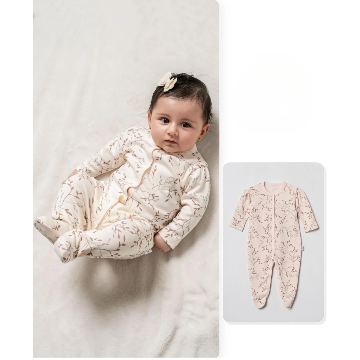 MOONSTAR KIZ 3-6-9 AY DESENLİ PATİKLİ TULUM