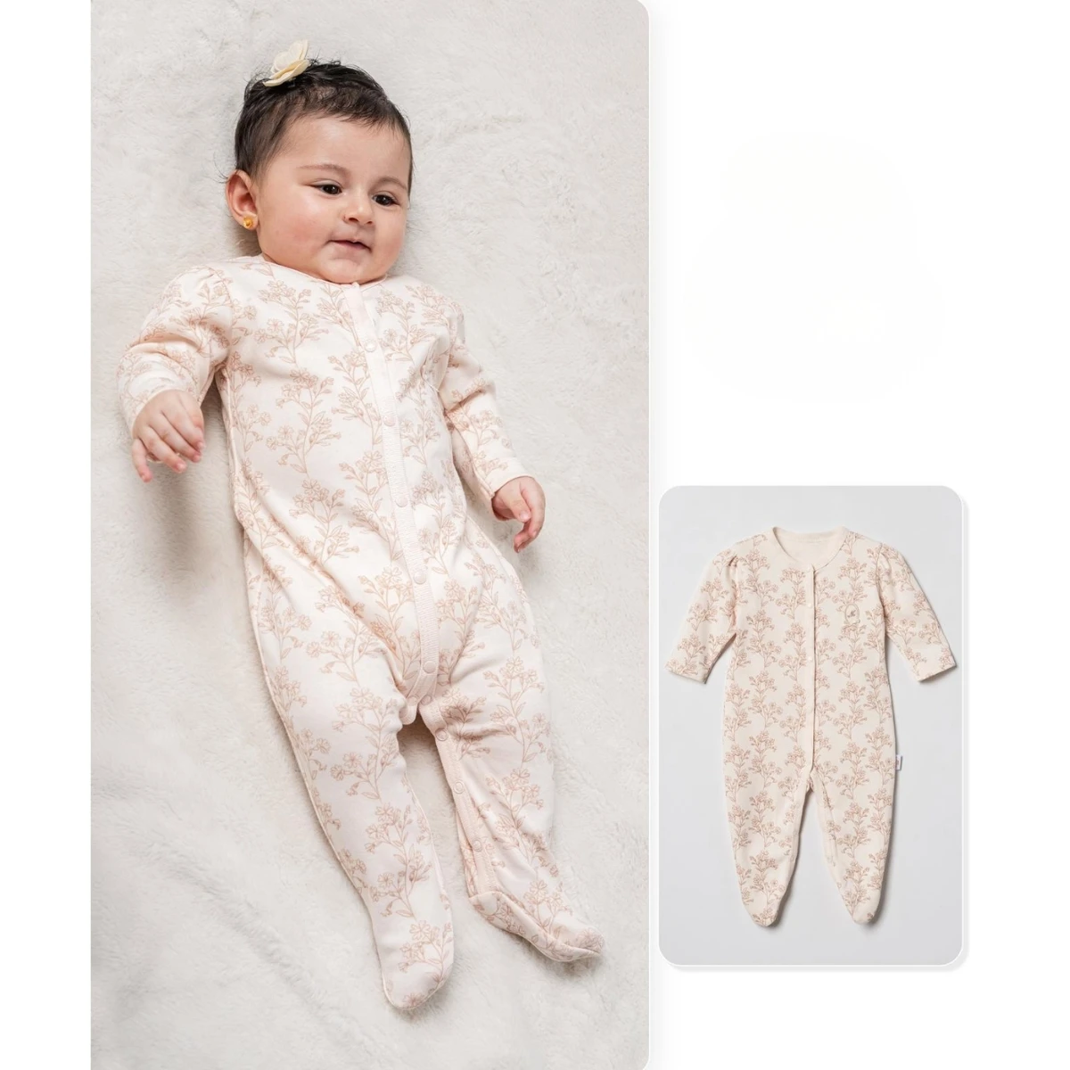 MOONSTAR KIZ 3-6-9 AY DESENLİ PATİKLİ TULUM