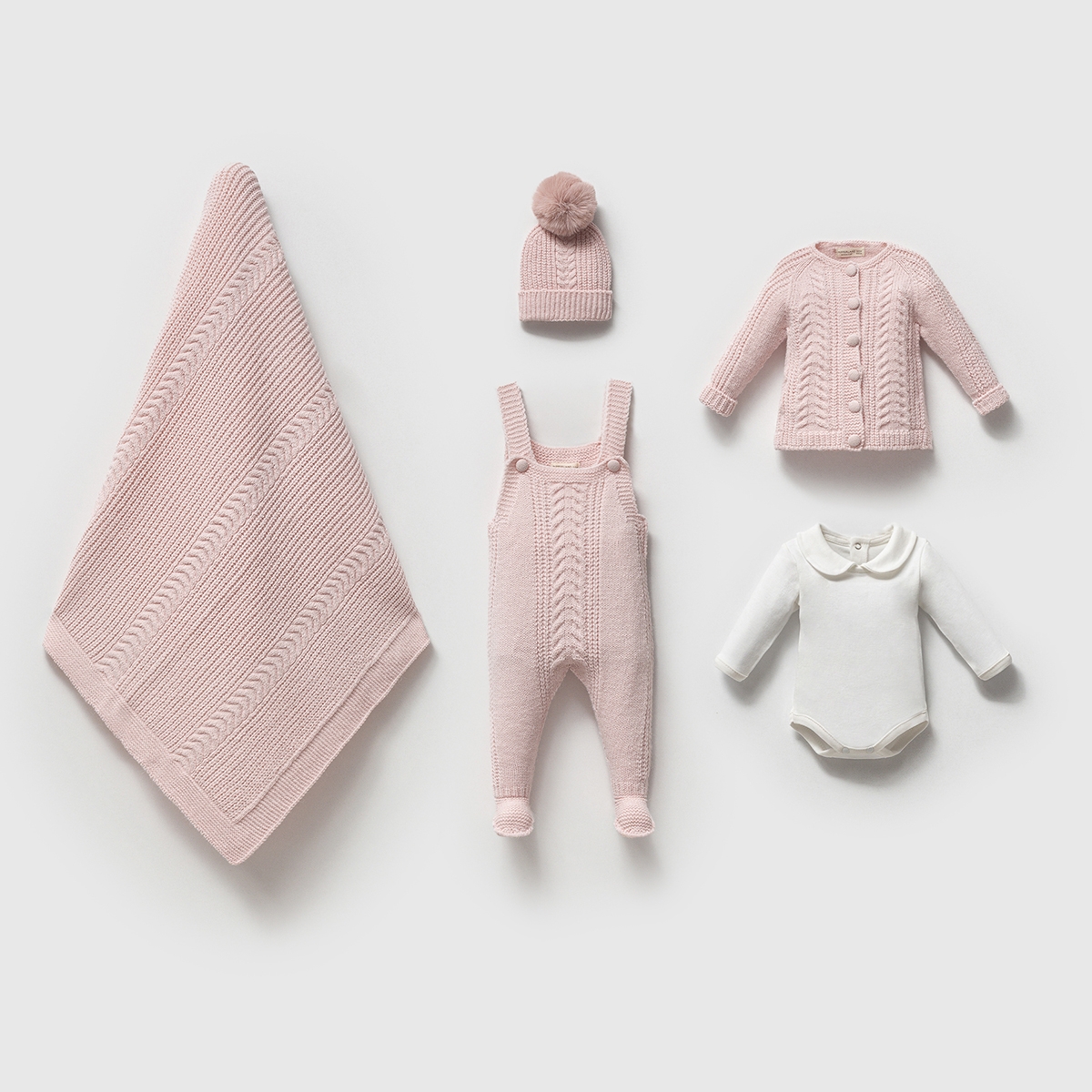 NİPPERLAND UNISEX 0-3 AY ARAN SAÇLI SALOPETLİ 5Lİ TAKIM