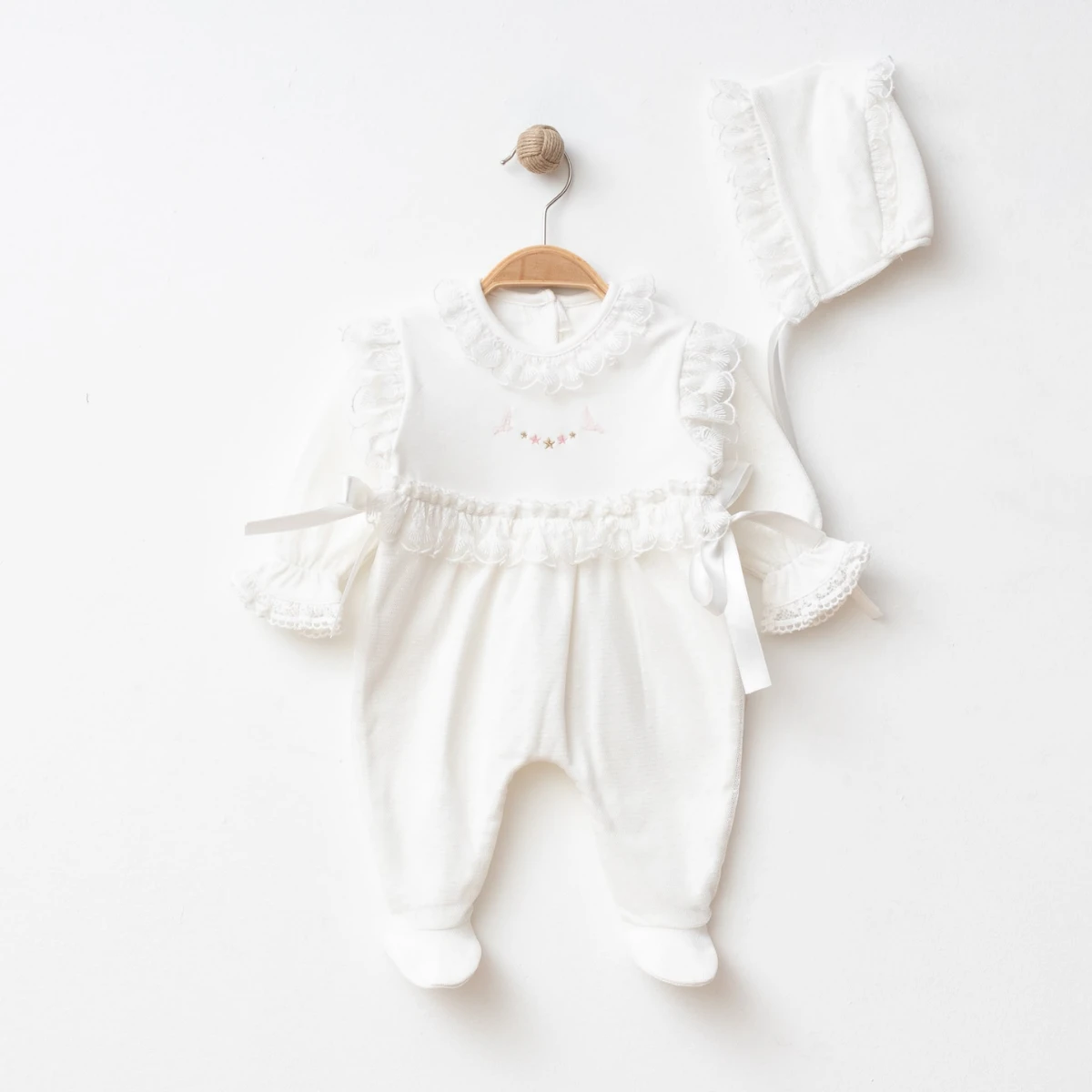 OBABY KIZ 3-6 AY TÜL KAPLAMALI TULUM