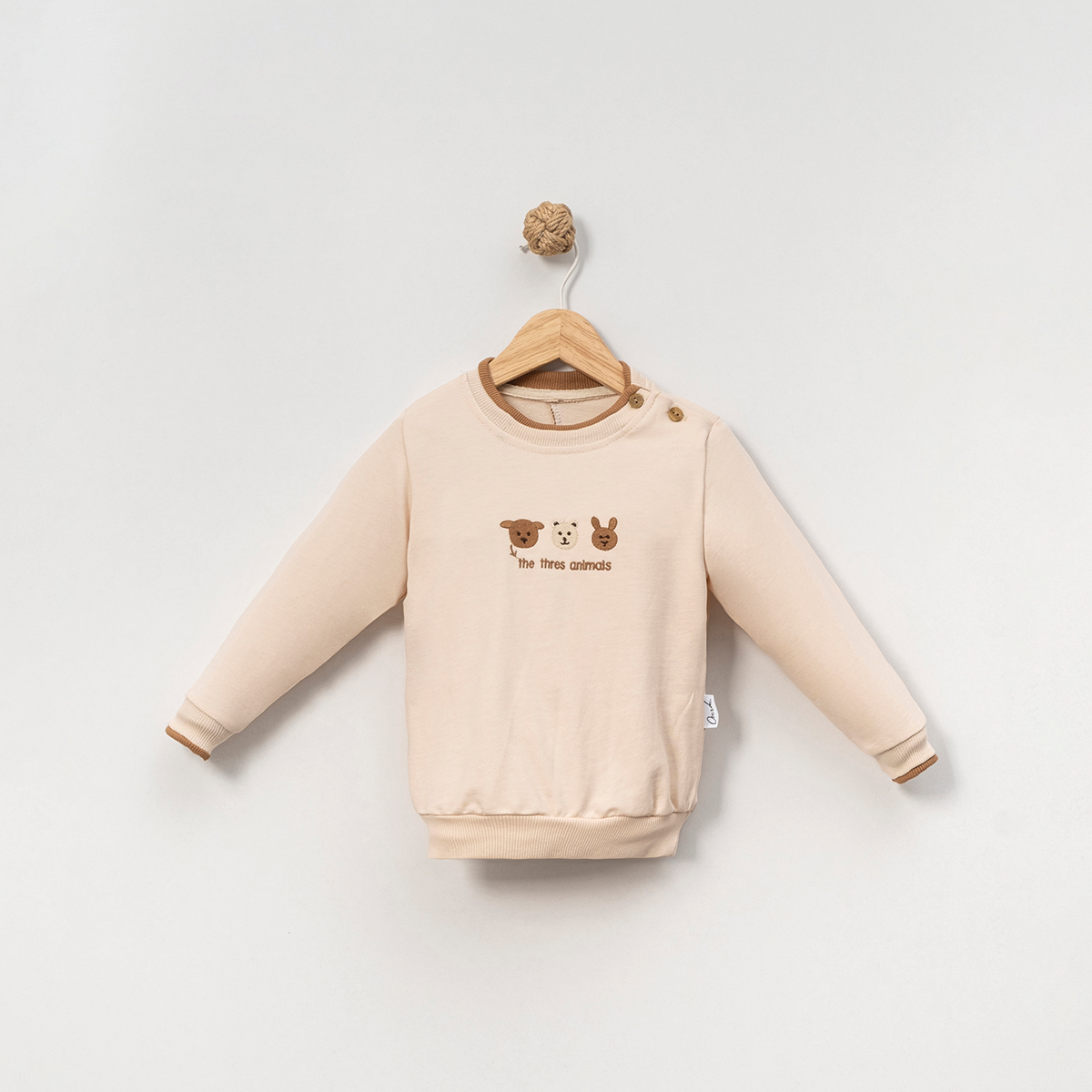 OVERDO ERKEK 1-2-3-4 YAŞ AYICIK NAKIŞLI SWEAT 