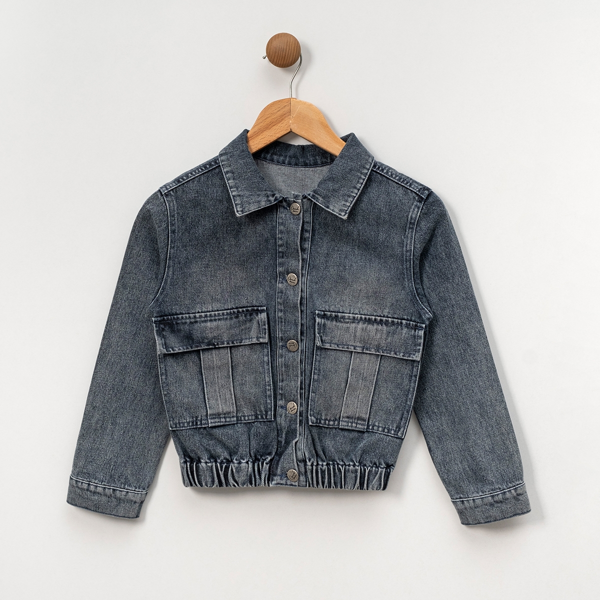 OVERDO UNISEX 5-6-7-8 YAŞ NAKIŞLI KOT CEKET