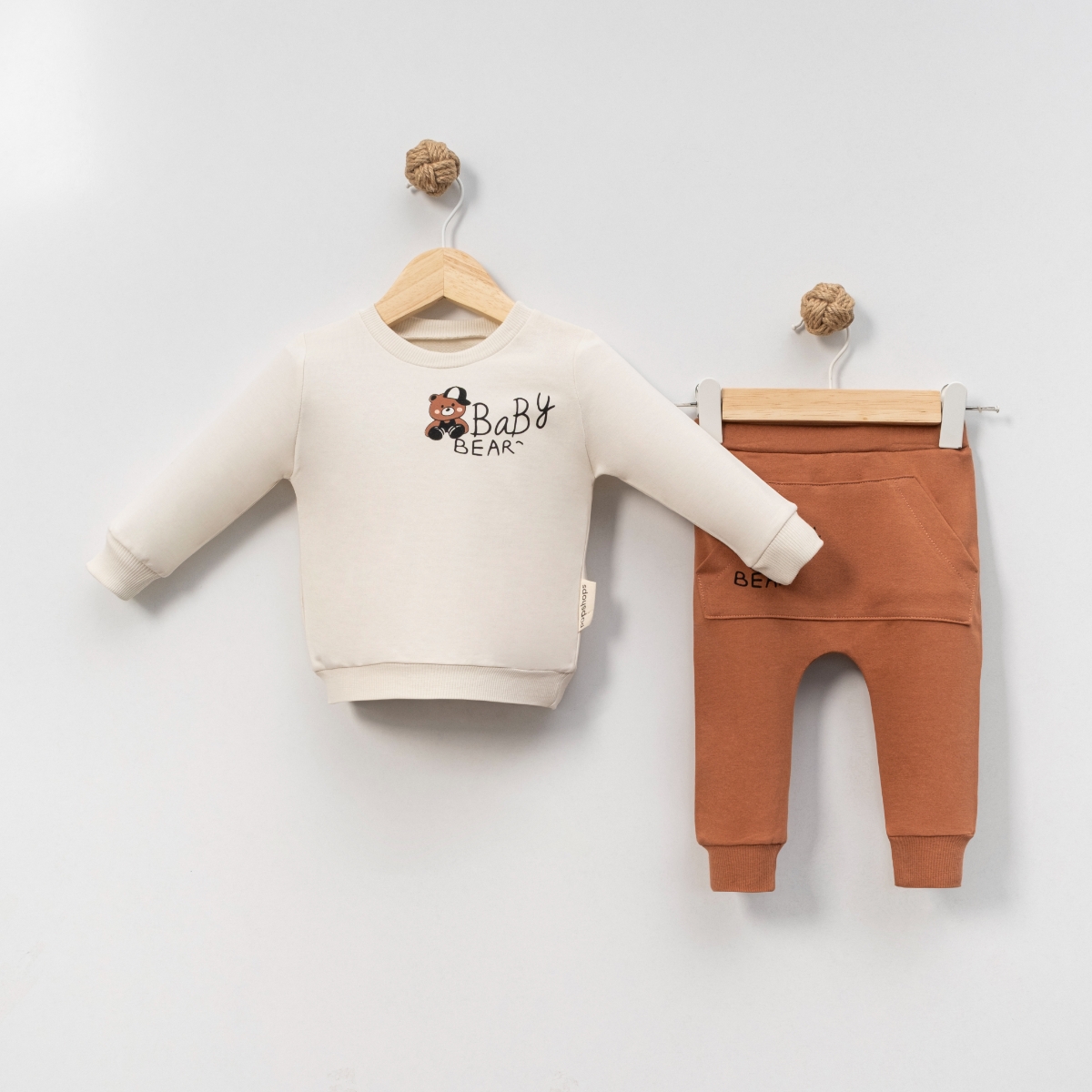 POPSHOPS ERKEK 6-9-12-18 AY BABY BEAR TAKIM