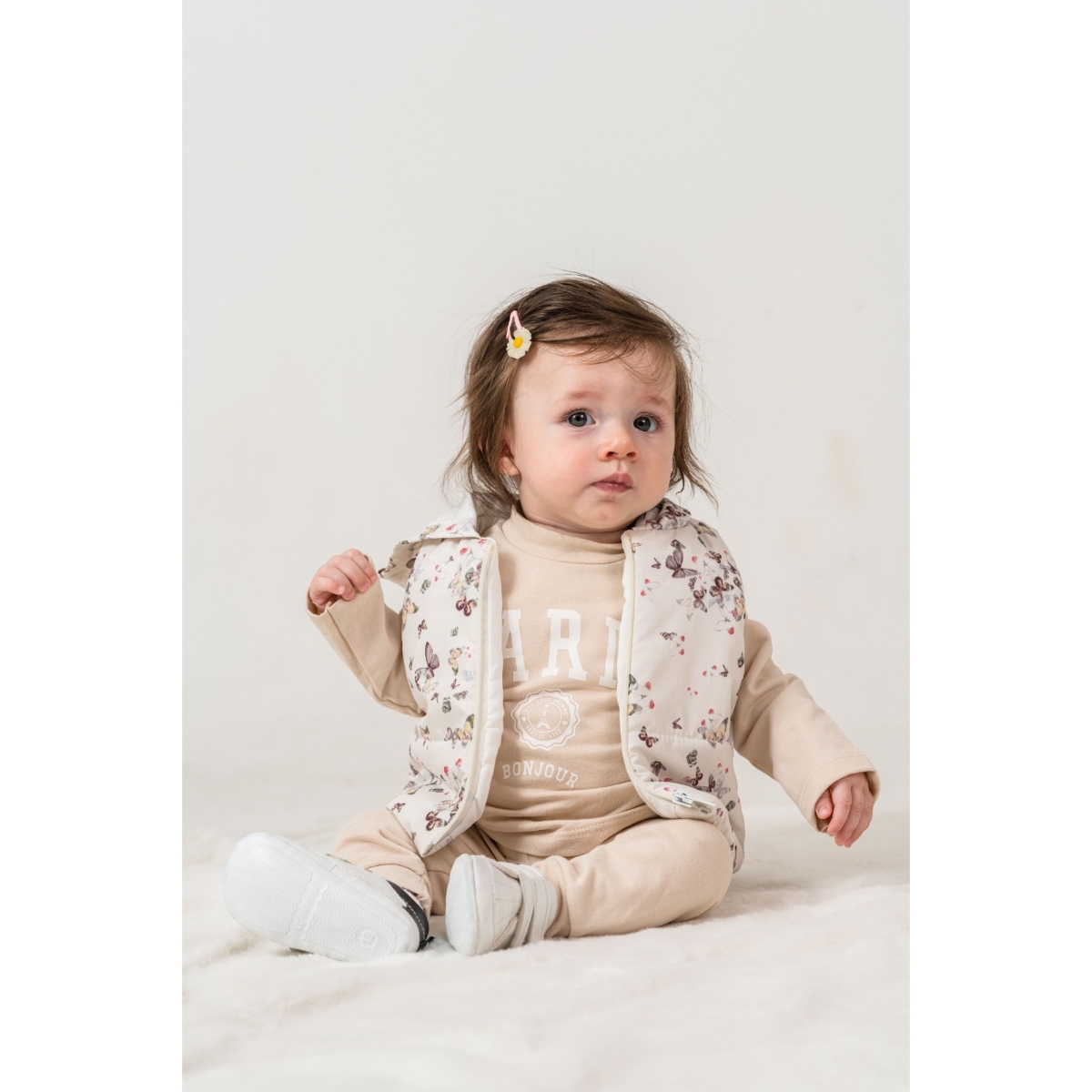TABU KIDS KIZ 9-12-18 AY KELEBEKLİ 3LÜ TAKIM