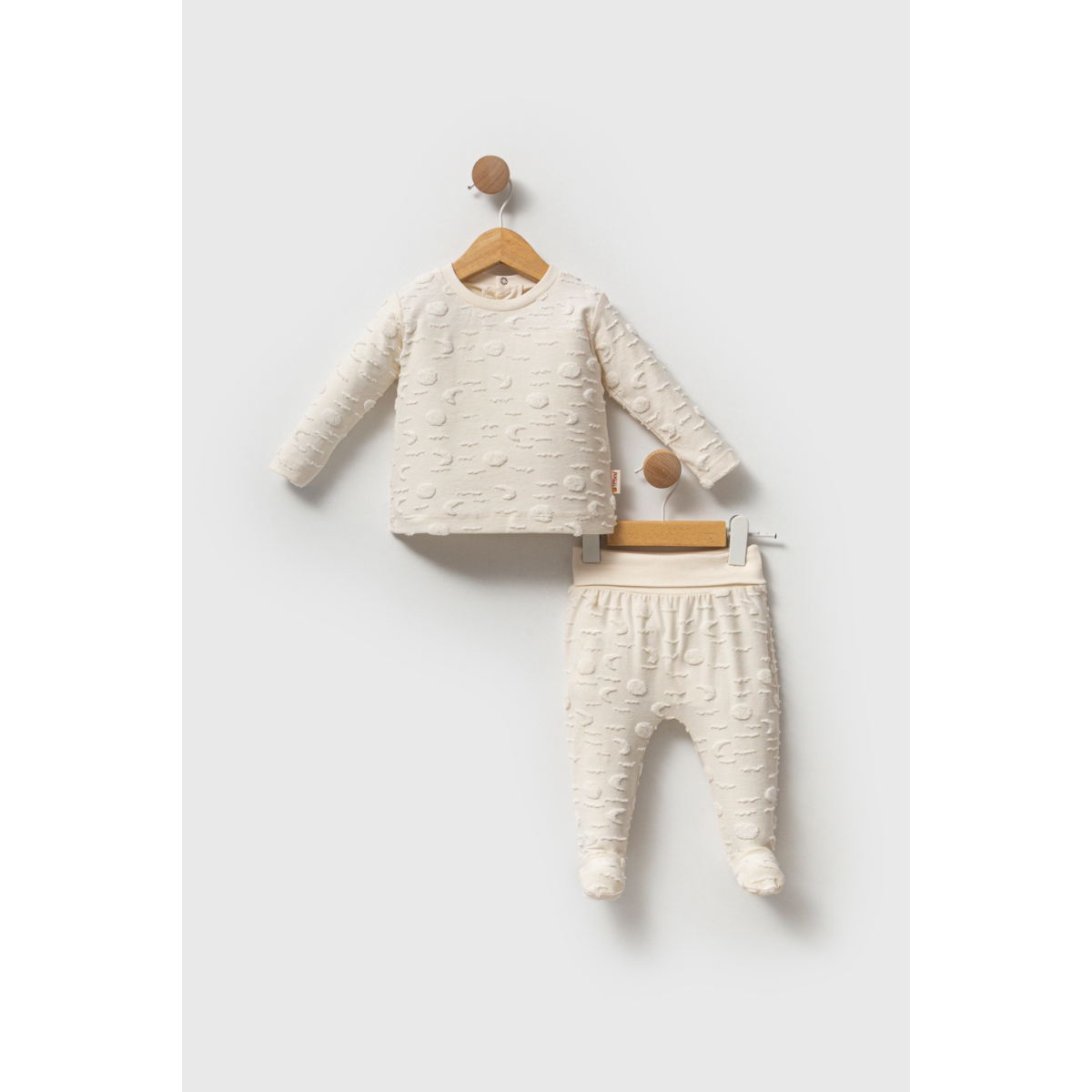 TİFFANY UNISEX 3-6-9-12 AY MOON 2Lİ TAKIM