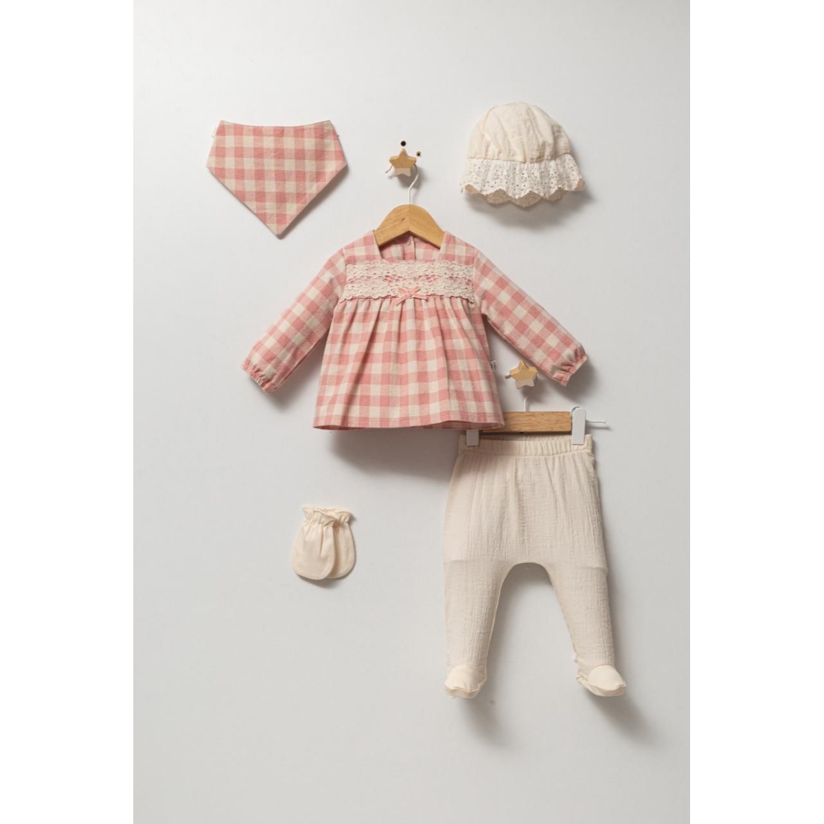 TONGS BABY KIZ 0-3 AY SENSITIVE 5Lİ ZIBIN TAKIM