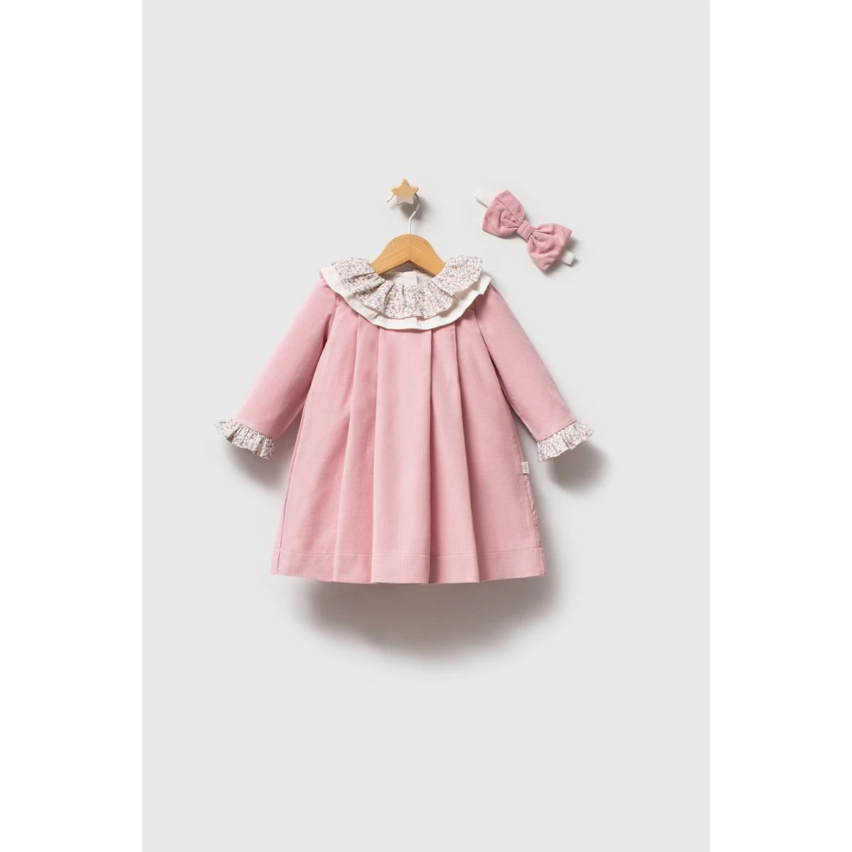TONGS BABY KIZ 9-24 AY LITTLE FLOWERS ELBİSE