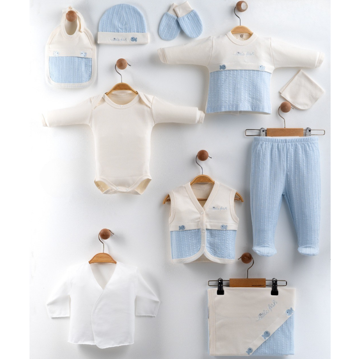TONTON BEBE ERKEK 0-3 AY BALIKLI 10LU SET