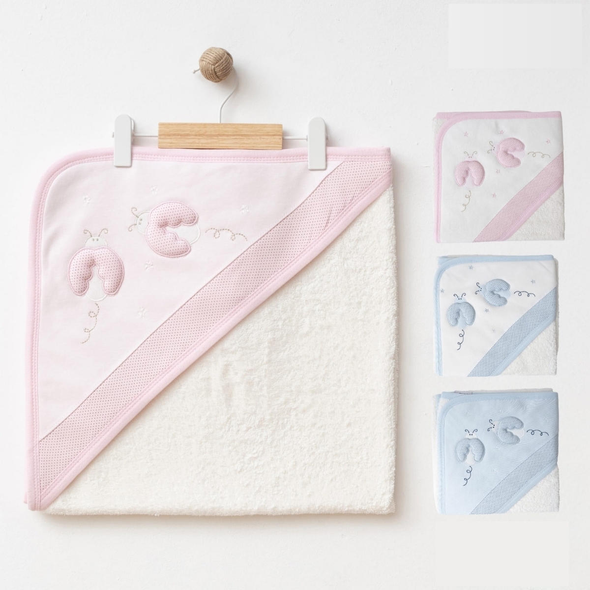 TONTON BEBE UNISEX 75*75 CM UĞUR BÖCEĞİ BEBE HAVLU