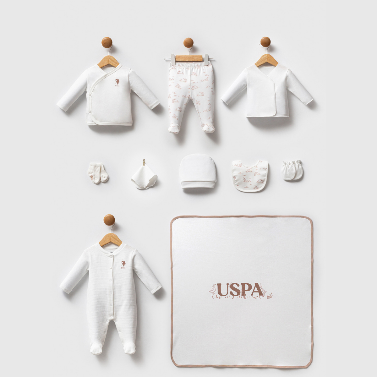 US POLO KIZ 0-3 AY 10LU ZIBIN SET