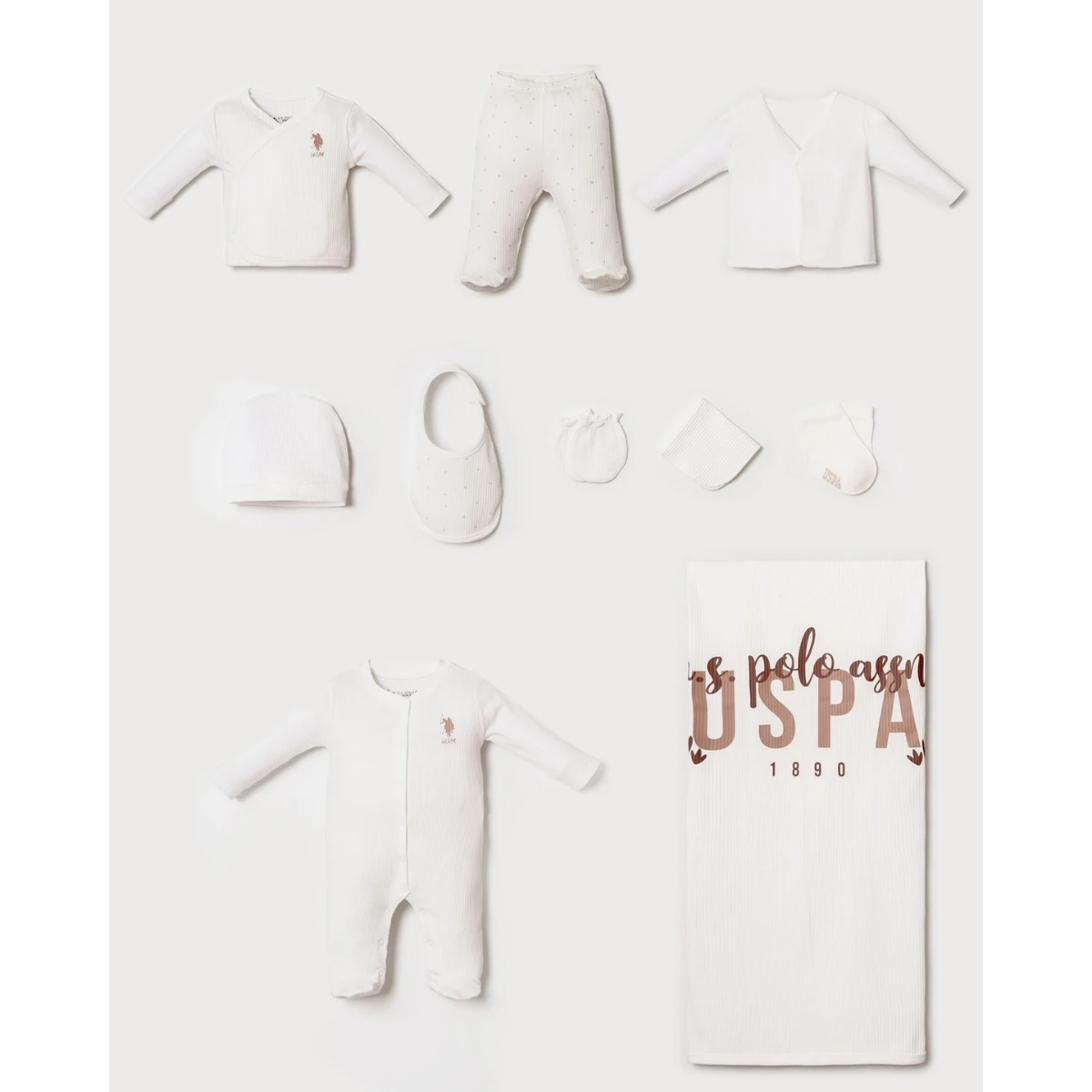 US POLO KIZ 0-3 AY 10LU ZIBIN SET