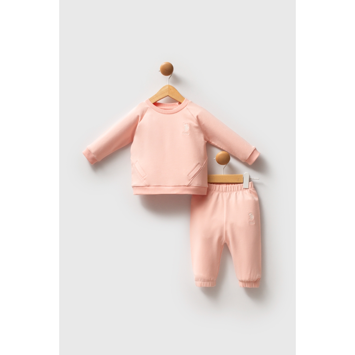 US POLO KIZ 6-9-12-18-24-36 AY 2Lİ TAKIM