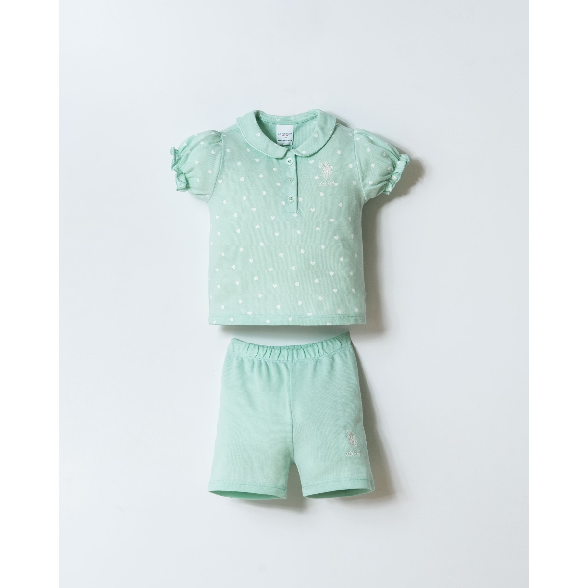 US POLO KIZ 6-9-12-18-24-36 AY 2Lİ TAKIM