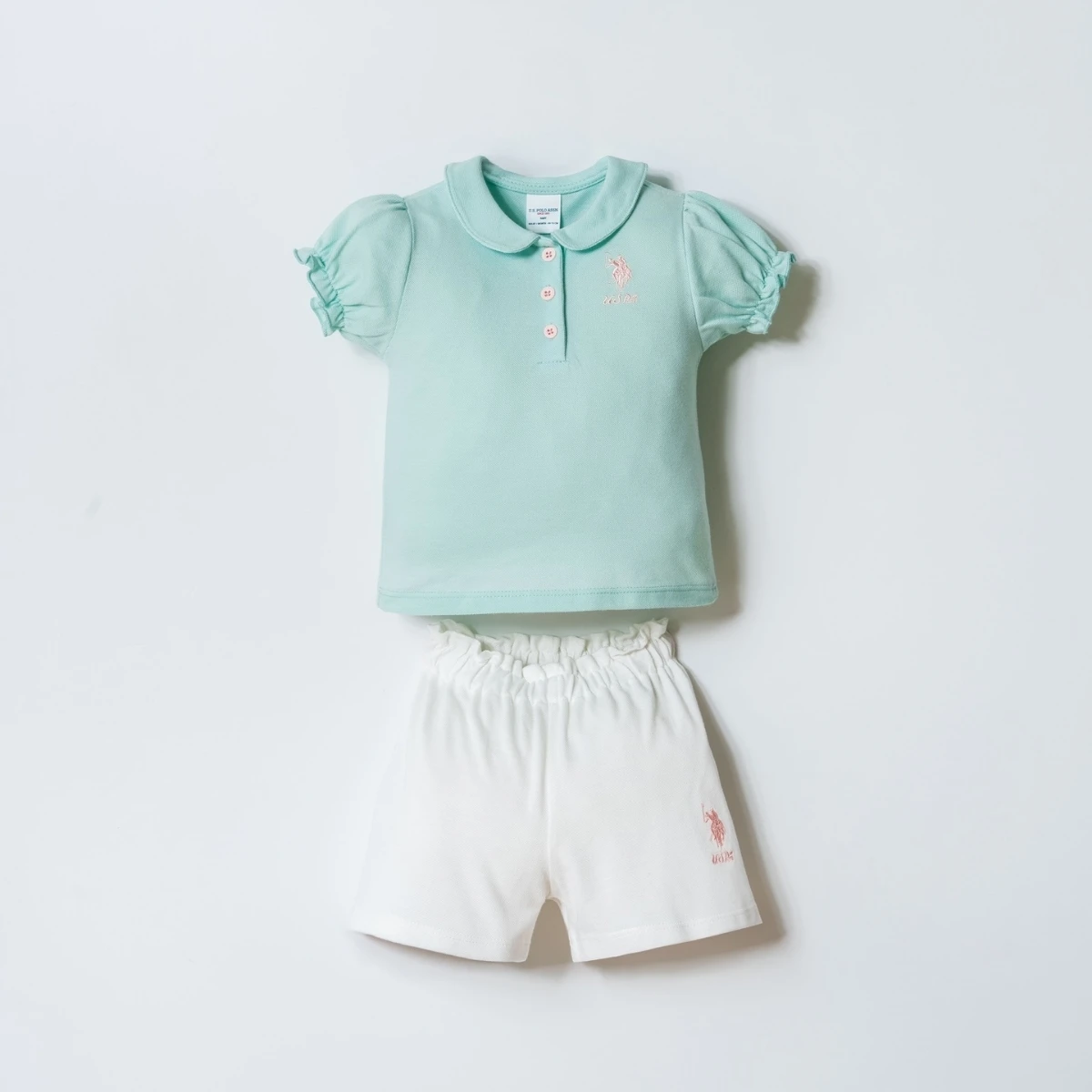 US POLO KIZ 6-9-12-18-24-36 AY 2Lİ TAKIM