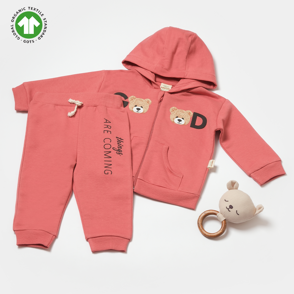 BABYCOSY UNISEX 6-9-12-18-24 AY KAPÜŞONLU TAKIM