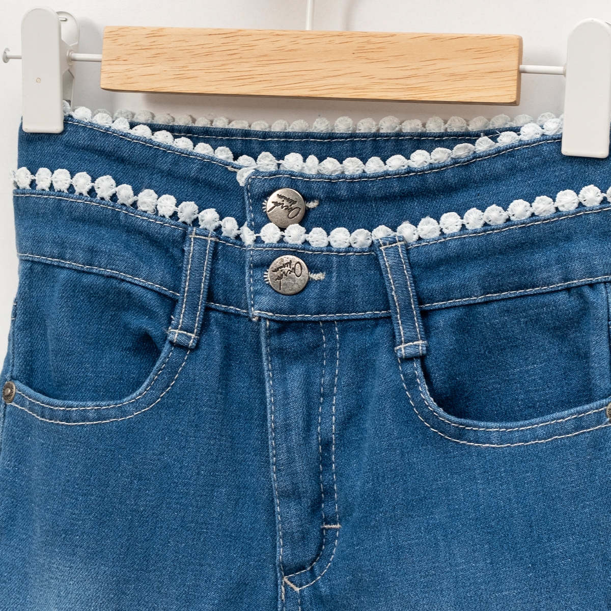 LOVEMAXX KIZ 5-6-7-8 YAŞ BELİ GÜPÜRLÜ PANTOLON 