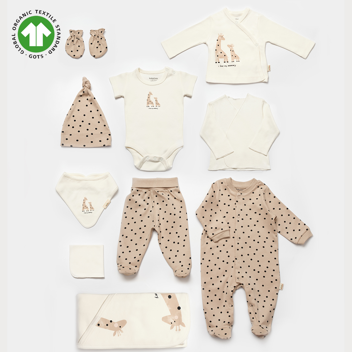 BABYCOSY UNISEX 0-3 AY 10LU SET
