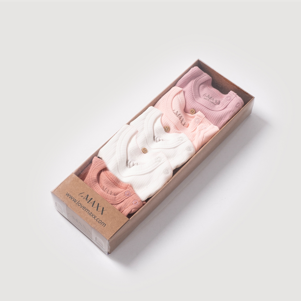 LOVEMAXX KIZ 0/3-3/6 AY 5Lİ UZUNKOL BODY